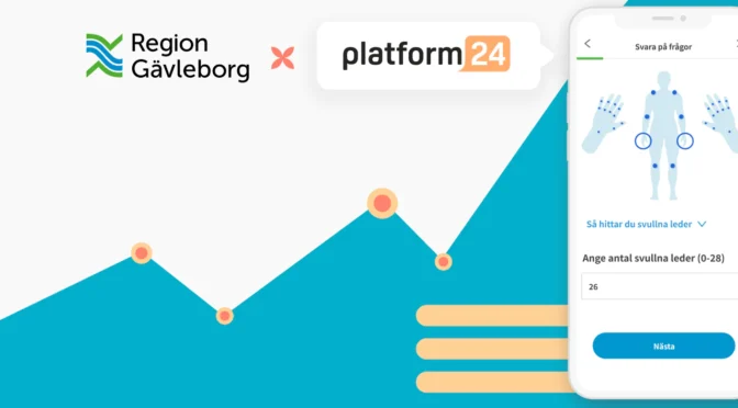 Platform24 och Region Gävleborg i Vinnovafinansierat projekt: Samlad hälsodata kan ge bättre vård till reumatiker