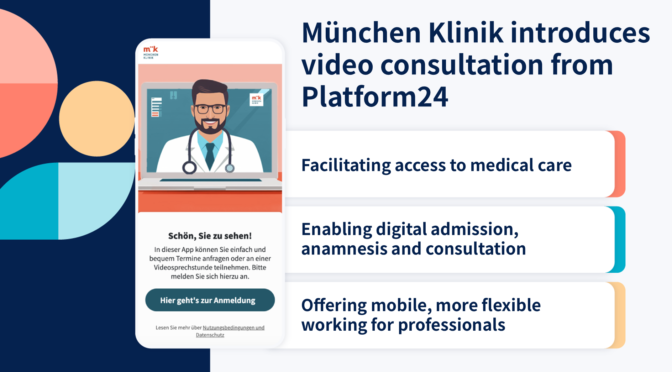 Largest hospital provider in the Munich region relies on video consultation from Platform24